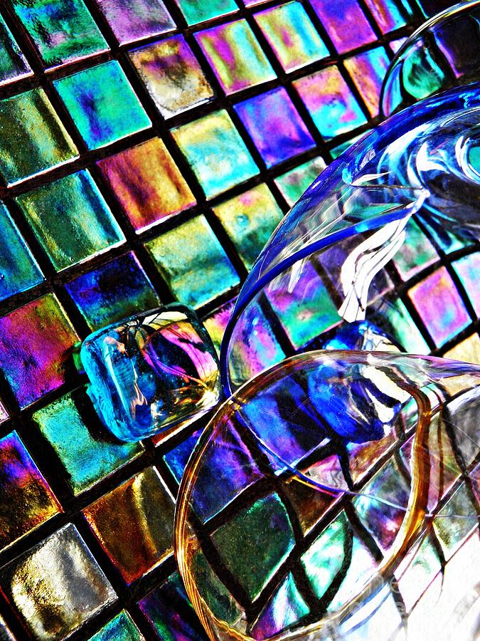 Abstract Photograph - Glass Abstract 696 by Sarah Loft