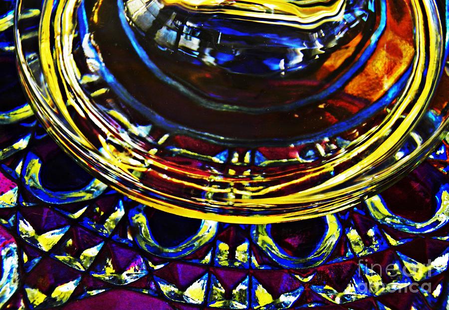 Glass Abstract 784 Photograph by Sarah Loft