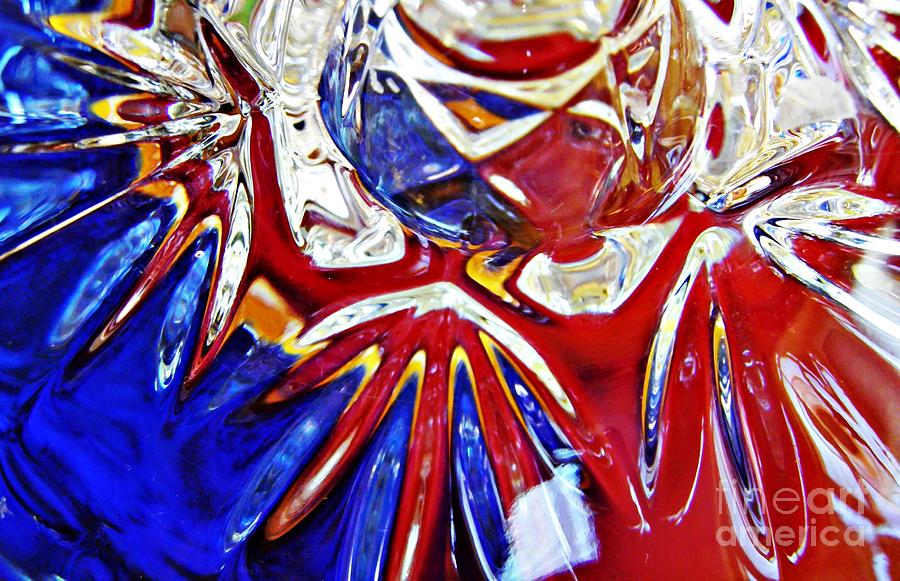 Glass Abstract 786 Photograph by Sarah Loft