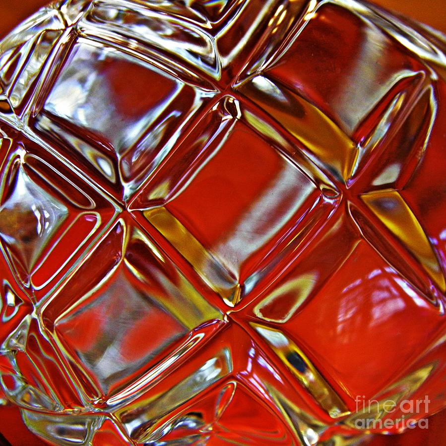 Glass Abstract 788 Photograph by Sarah Loft