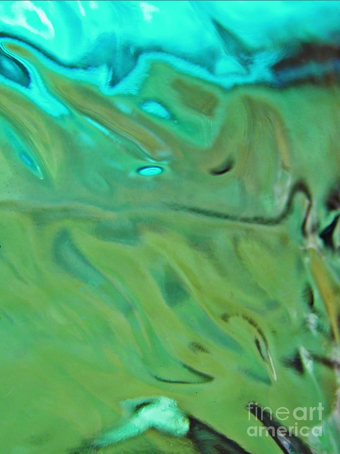Bottle Photograph - Glass Abstract 795 by Sarah Loft
