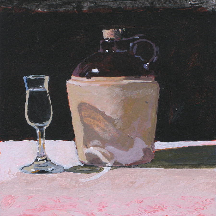 Glass and Jug Painting by Robert Bissett