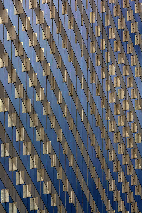 Glass and Metal High Rise Office Building Photograph by Robert Ullmann