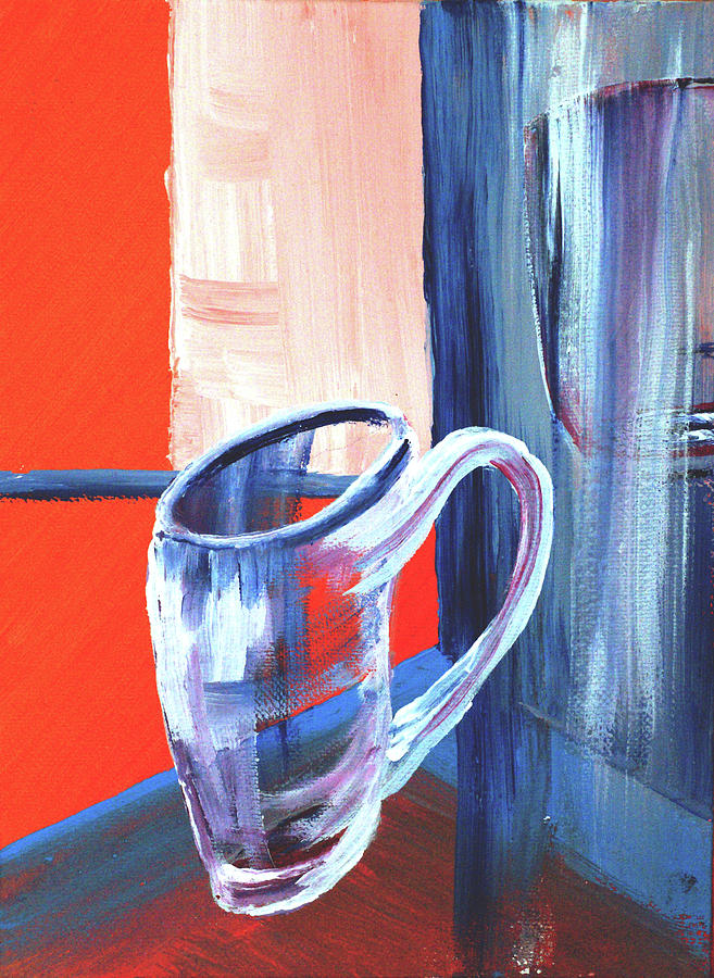 Glass and Reflections  Painting by Medea Ioseliani