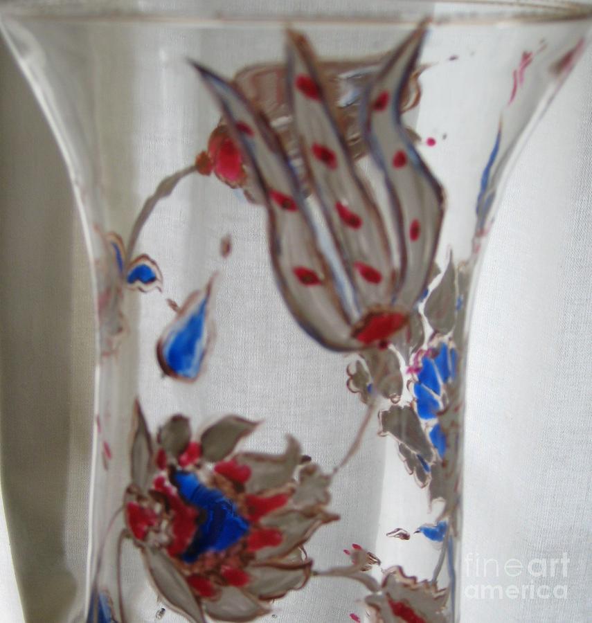 Glass Painting - Glass Art by Duygu Kivanc