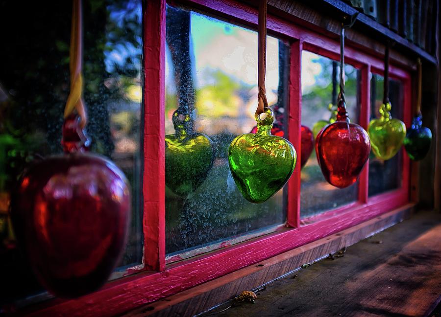 Glass Photograph - Glass Baubles by Thomas Hall