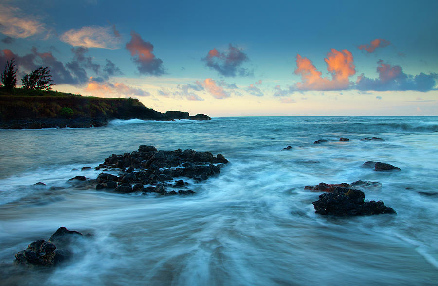 Paradise Photograph - Glass Beach Dawn by Michael Dawson