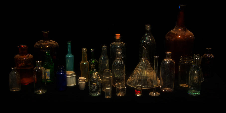 Glass Bottles Photograph by Andrew Wohl