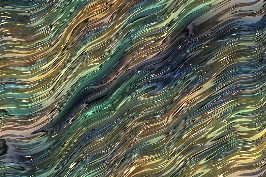 Glass Collection Fx The Wave Digital Art By G Adam Orosco