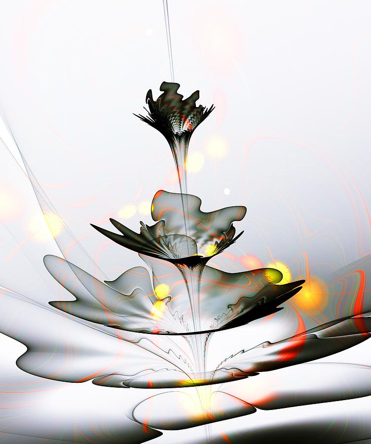 Glass Flower Mixed Media by Anastasiya Malakhova