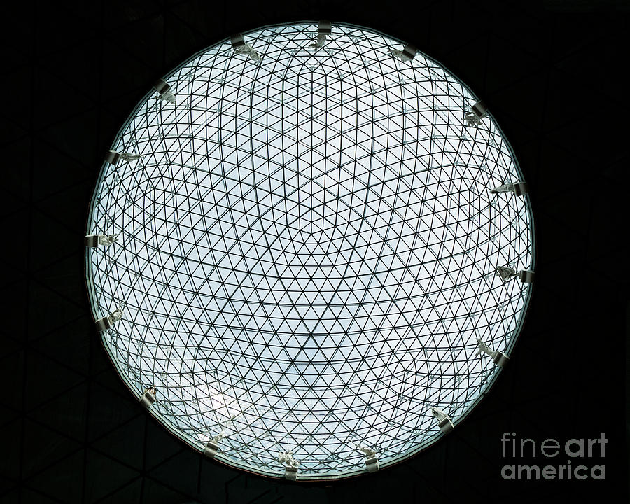 Glass Geodesic Dome Cupola At The Dali Theater And Museum Photograph