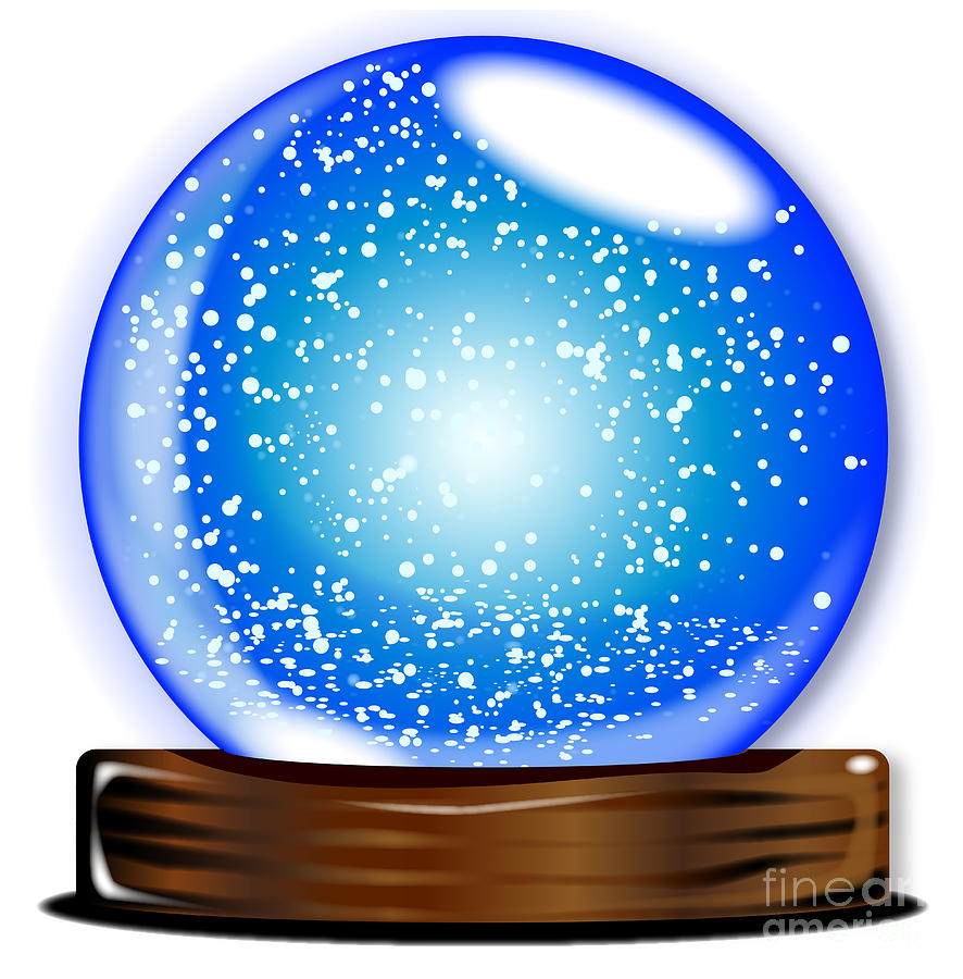 Glass Globe Smow Storm Digital Art By Bigalbaloo Stock - Fine Art America