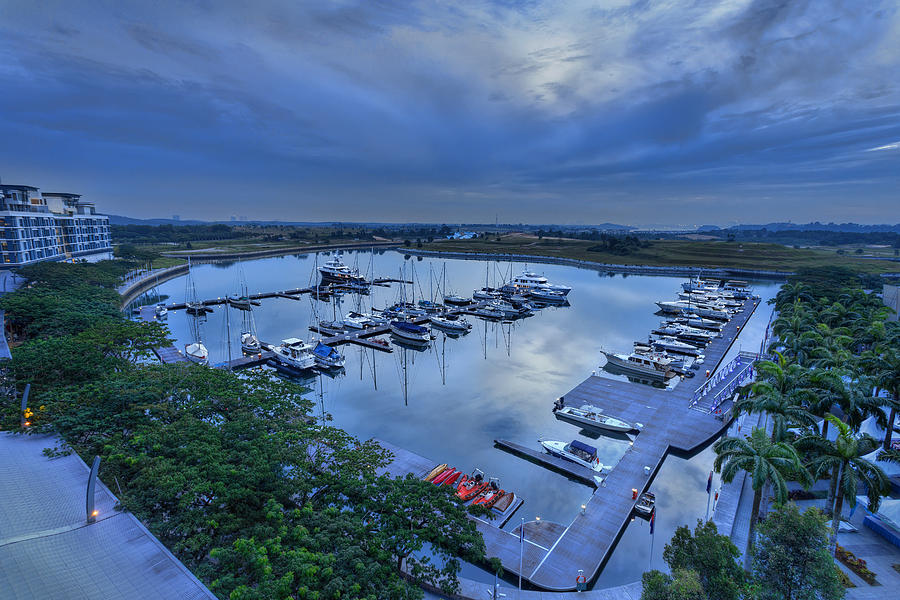 Boat Photograph - glass Harbour by Mario Legaspi