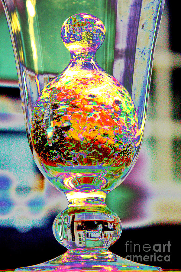 Wizard Photograph - Glass inside glass by Jolanta Anna Karolska