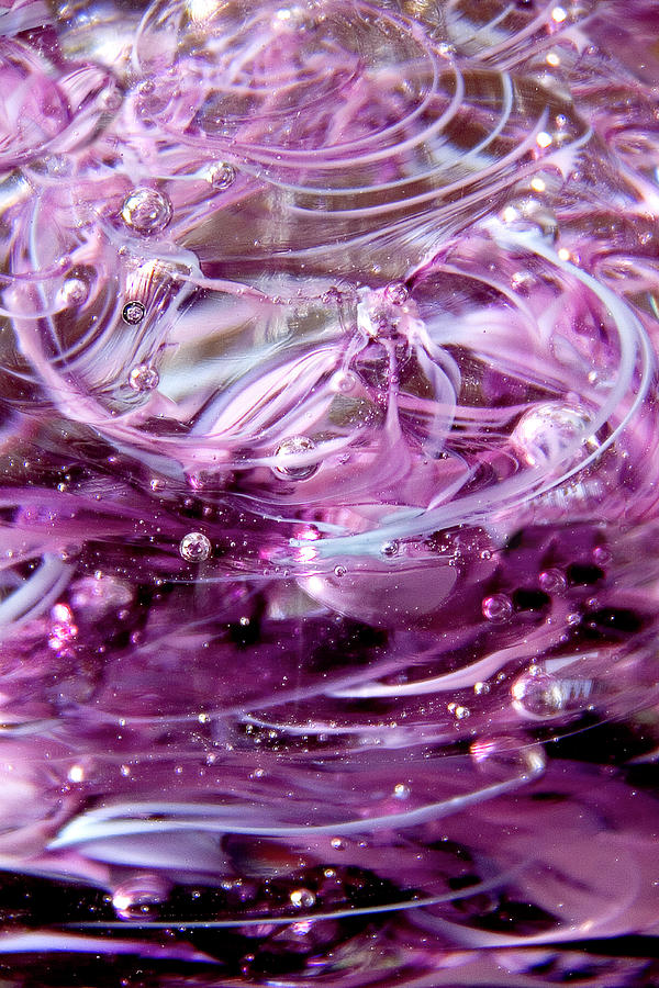Glass Macro Lavender Dreams Photograph by David Patterson