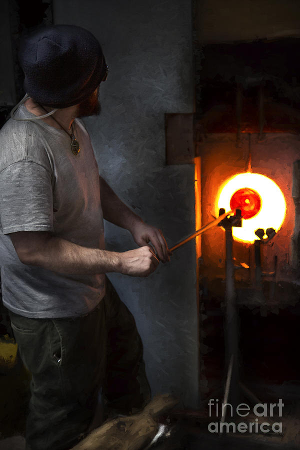 Glass maker 2 Photograph by Elena Nosyreva