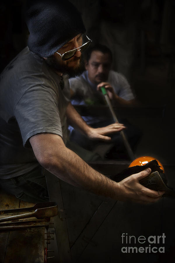 Glass Maker Photograph by Elena Nosyreva