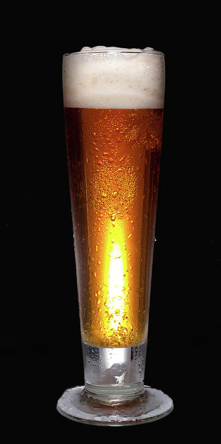 Glass of Cold Beer Digital Art by Gary De Capua