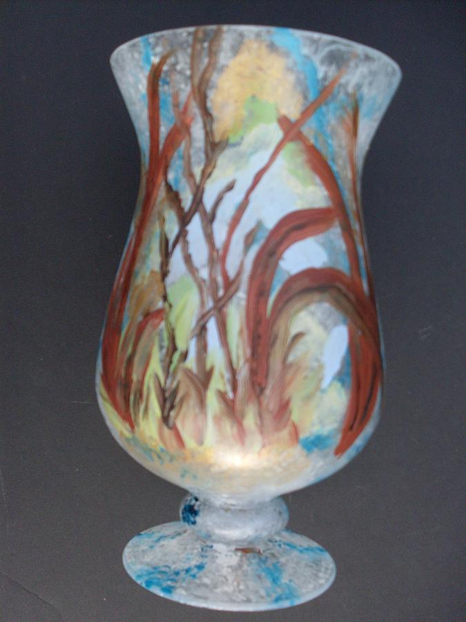 Vase Glass Art - Glass painting 101  by Warren Thompson
