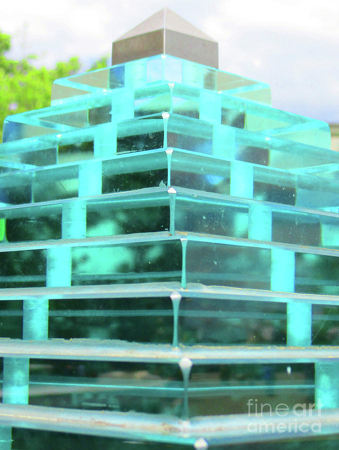 Glass Pyramid Photograph by Randall Weidner