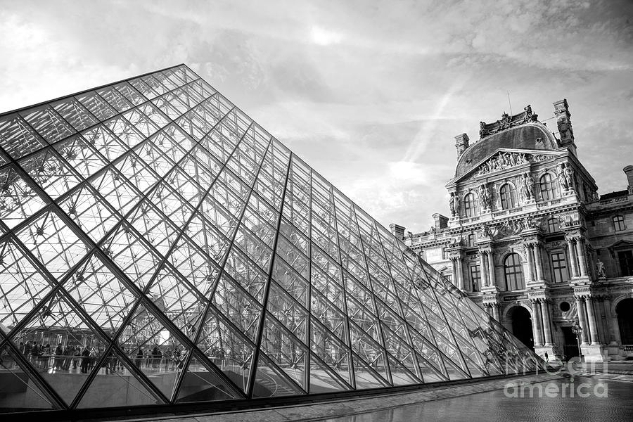 Glass Pyramid The Louvre Architect Im Pei Paris Photograph by Chuck Kuhn