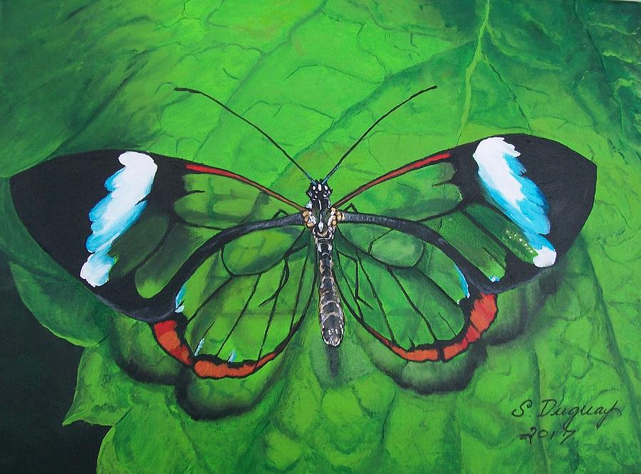 Transparent Wing Butterfly Painting