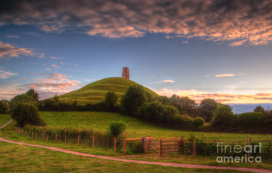 glastonbury tor painting