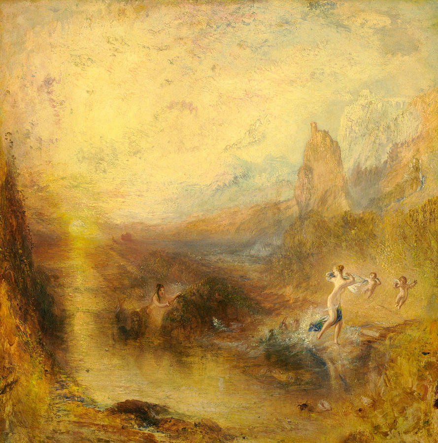 Glaucus and Scylla, from 1841 Painting by Joseph Mallord William Turner