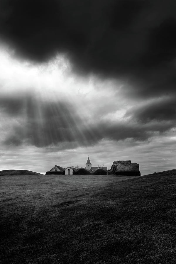 Farm Photograph - Glaumbaer by Tor-Ivar Naess
