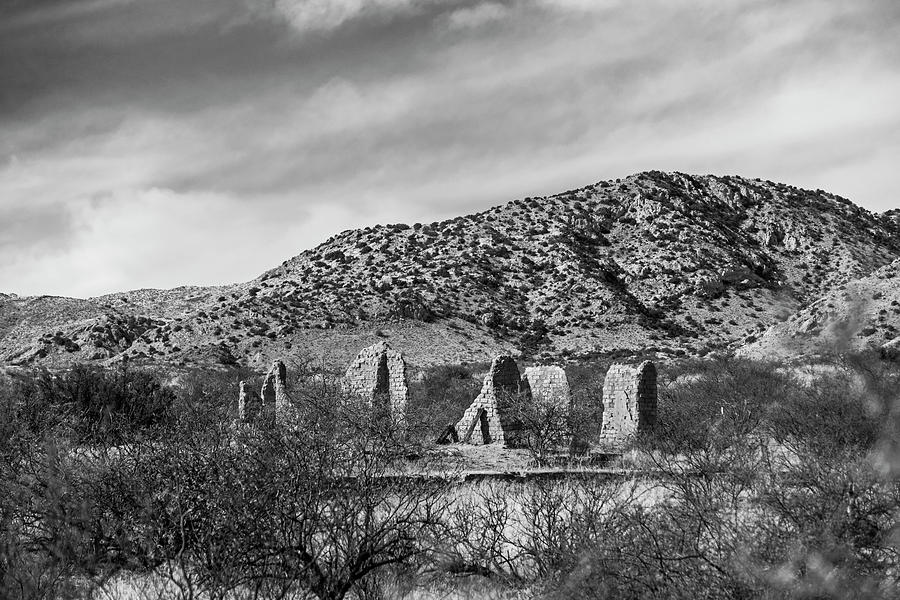 Gleeson Arizona Ruins Gleeson AZ Black and White Photograph by Toby McGuire