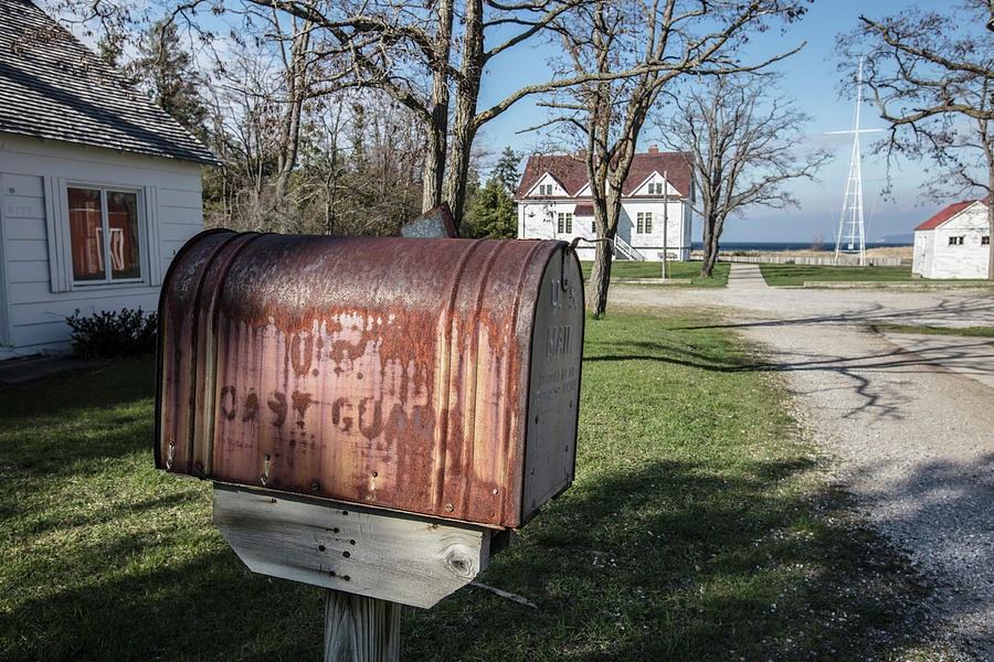 Glen Arbor Coast Guard Mailbox Photograph by John McGraw