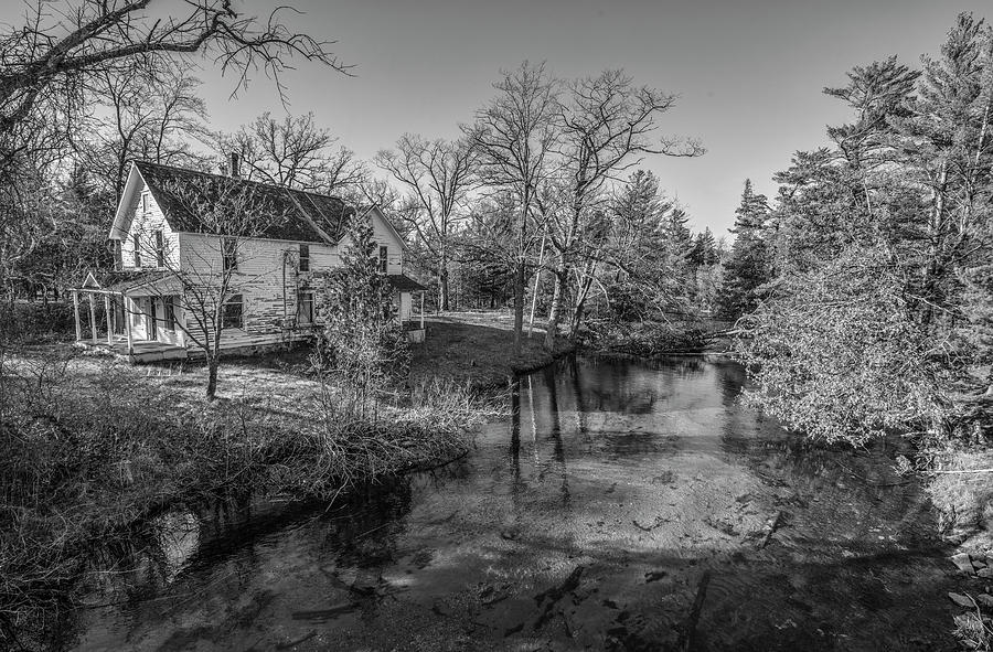 Glen Arbor House and River Photograph by John McGraw