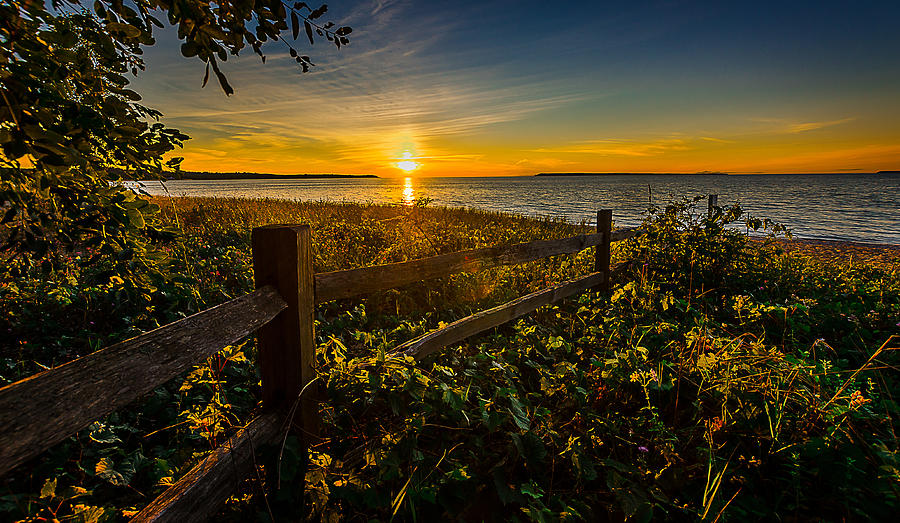 Glen Arbor Sunset Photograph by Rick Bartrand