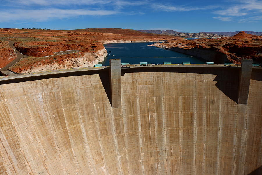 Glen Canyon Dam And Lake Powell Photograph by Christiane Schulze Art ...