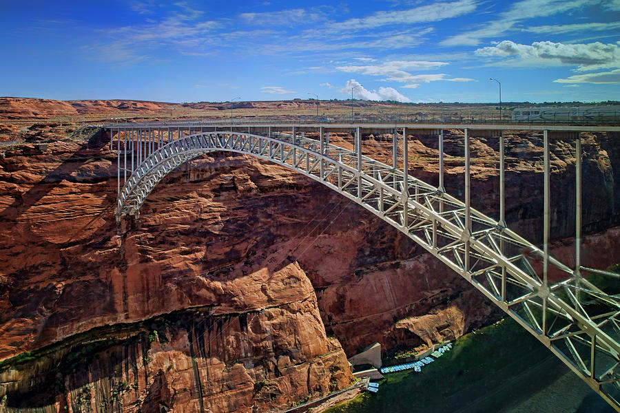 Glen Canyon Dam Bridge - Arizona Photograph by Nikolyn McDonald
