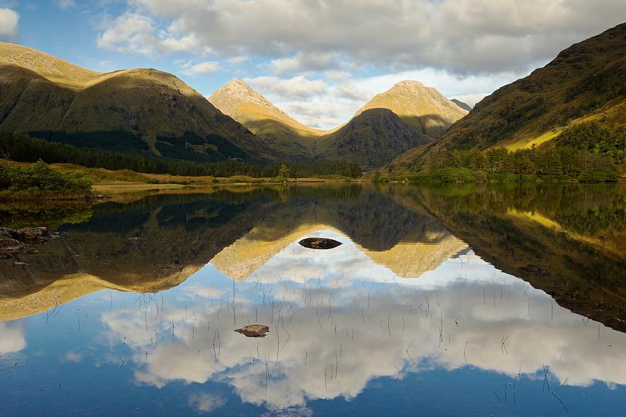 Glen Etive in the autumn Photograph by Stephen Taylor