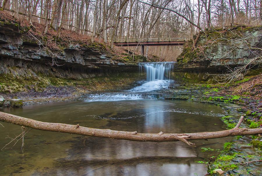 Glen Helen Waterfall Yellow Springs Ohio Photograph by Ina Kratzsch ...