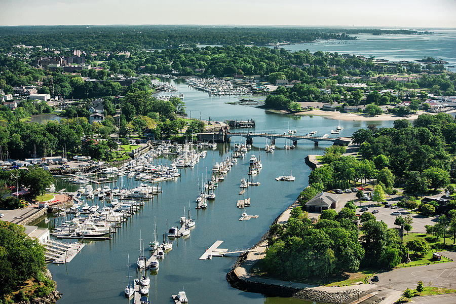 Glen Island Drawbridge Photograph by Louis Vaccaro - Pixels