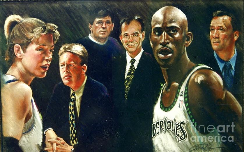 Katie Smith Drawing - Glen Taylor - Pastel Portrait Painting Minnesota Professional Basketball by Mark Sanislo Katie Smith Drawing - Glen Taylor - Pastel Portrait Painting Minnesota Professional Basketball by Mark Sanislo