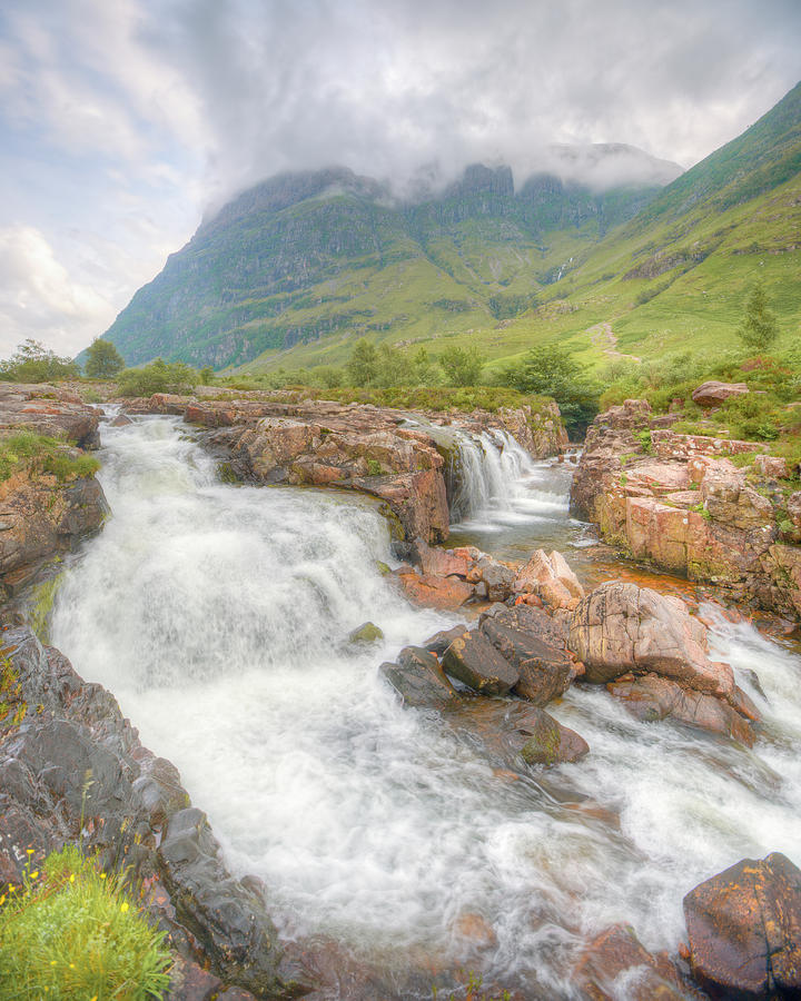 Glencoe and the River Coe Photograph by Ray Devlin