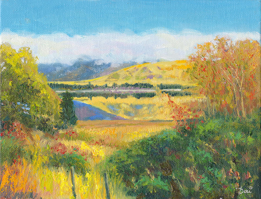 Glendhu Bay on Lake Wanaka Painting by Dai Wynn