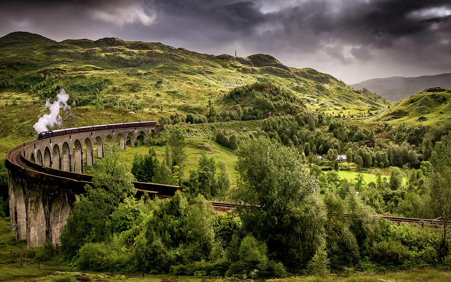 Glenfinnan Viaduct Vista Photograph by Framing Places