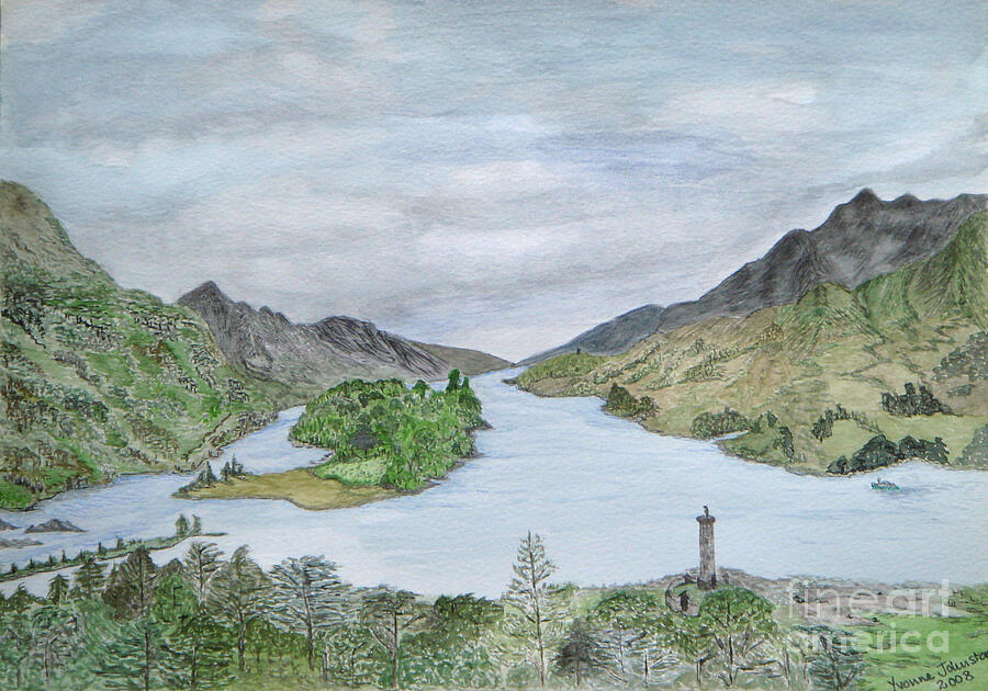 Glenfinnan Painting by Yvonne Johnstone