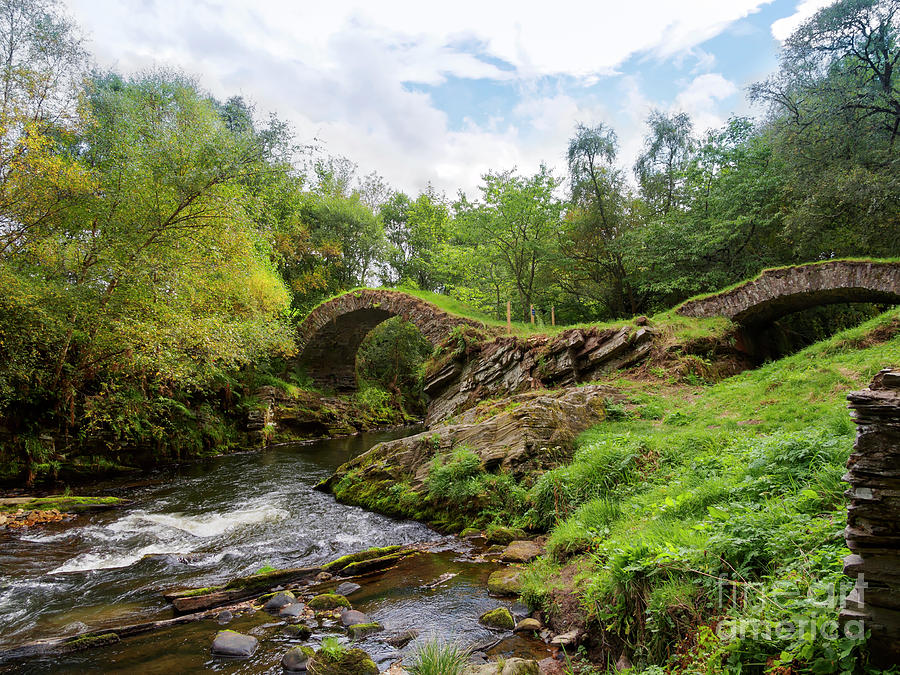 Bridge Photograph - Glenlivet packhorse bridge Cairngorms National Park Scotland by Louise Heusinkveld