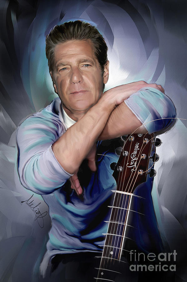 Glenn Frey Mixed Media - Glenn Frey by Melanie D Glenn Frey Mixed Media - Glenn Frey by Melanie D