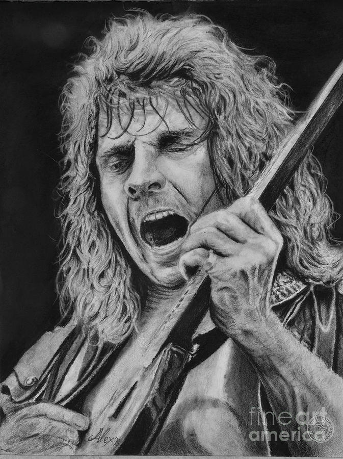 Glenn Tipton Drawing by Alex Artman | Fine Art America