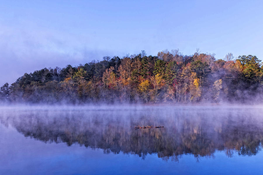 Glenville Lake Morning Photograph by Alan Raasch