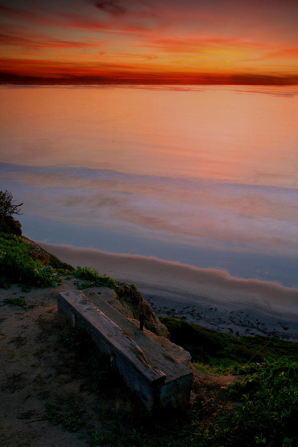 Sunset Photograph - Gliderport Sunset 2 by Scott Cunningham