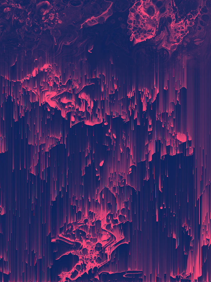 Glitchin - Pixel Art Digital Art by Jennifer Walsh