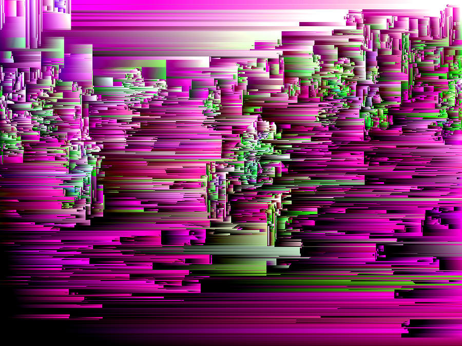 Glitchtastic - Pixel Art Digital Art by Jennifer Walsh